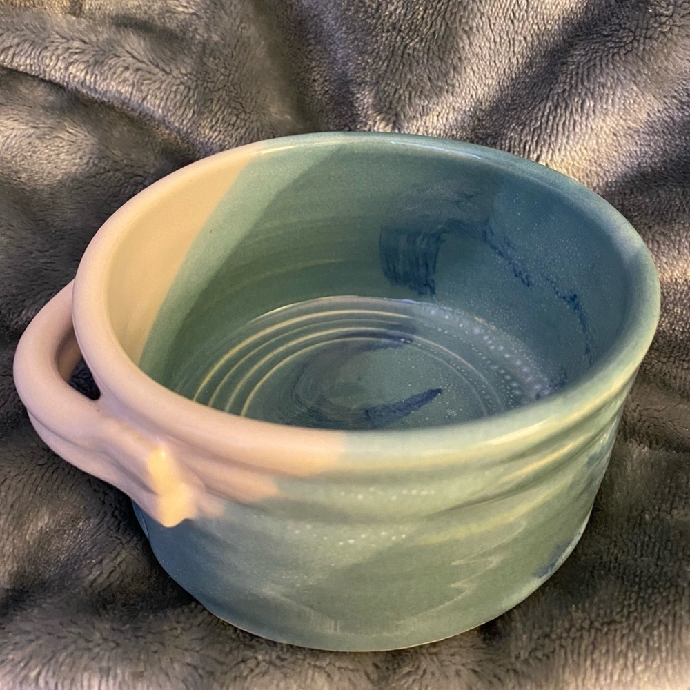Hilborn Pottery Multi-Purpose Bowl Pottery  One Handle Shawan Bowl Ceramic UBV